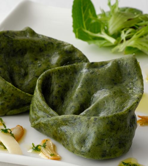 Spinach Tortelloni with Ricotta Cheese